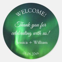 ノーザンライツオーロラオーロラ結婚ボレリス ラウンドシール