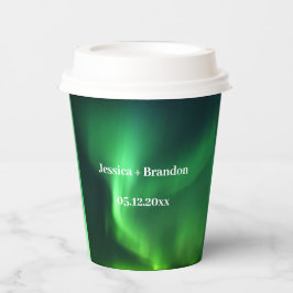 ノーザンライツオーロラオーロラ結婚ボレリス 紙コップ