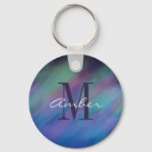 ノーザンライツオーロラボレアリスナイトパーソナライズされた キーホルダー (正面)