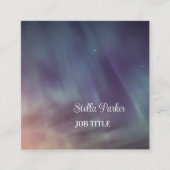 ノーザンライツオーロラボレアリスビジネスカード スクエア名刺 (正面)