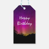 ノーザンライツオーロラボレリスハッピーバースデー ギフトタグ (裏面)