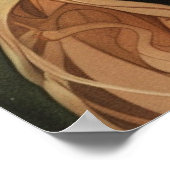 ノーザンライツオーロラボレリスバイキングレディ ポスター (角)