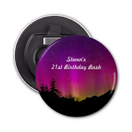 ノーザンライツオーロラボレリス誕生日キープサケ 栓抜き (正面)