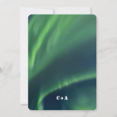 ノーザンライツオーロラボレリス銀河系スカイ結婚ズ セーブザデート (裏面)