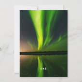 ノーザンライツオーロラボレリス銀河系スカイ結婚ズ セーブザデート (裏面)