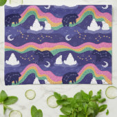 ノーザンライツキッチンタオル キッチンタオル (折り畳み)