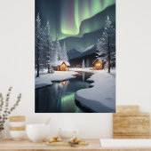 ノーザンライツキャビン ポスター (キッチン)