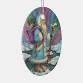 ノーザンライツサンタクリスマスポリーズオーナメント セラミックオーナメント (右)