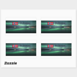 ノーザンライツスキボン 長方形シール