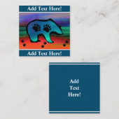 ノーザンライツスピリットベアースクウェア名刺 スクエア名刺 (正面/裏面)