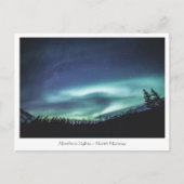 ノーザンライツノルウェーはがき ポストカード (正面)