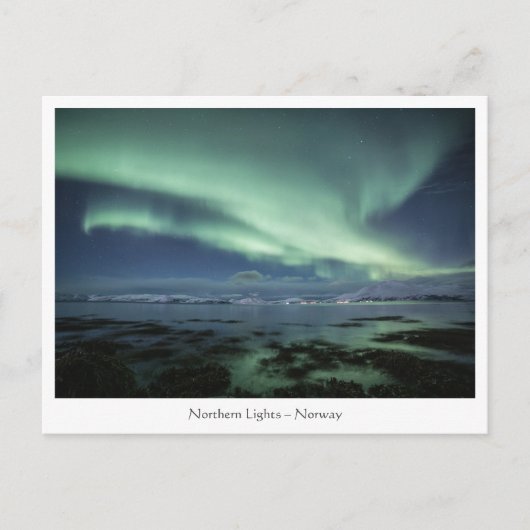ノーザンライツノルウェーはがき ポストカード (正面)
