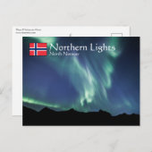 ノーザンライツノースノルウェーはがき ポストカード (正面/裏面)