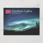 ノーザンライツノースノルウェーはがき ポストカード (正面)