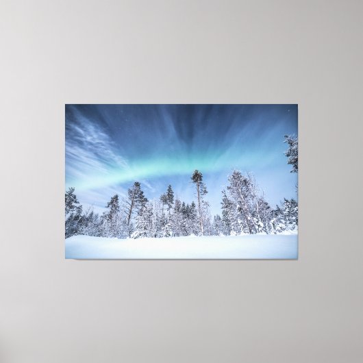 ノーザンライツノースノルウェー キャンバスプリント (正面)