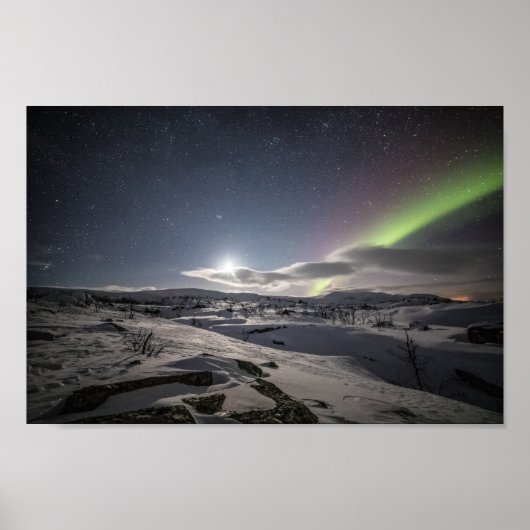 ノーザンライツノースノルウェー ポスター (正面)