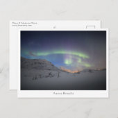 ノーザンライツノースノルウェー ポストカード (正面/裏面)