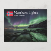 ノーザンライツノースノルウェー ポストカード (正面)