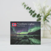 ノーザンライツノースノルウェー ポストカード (スタンド正面)