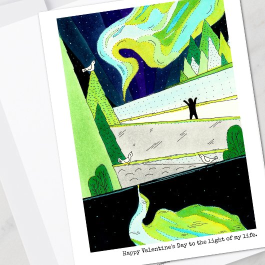 ノーザンライツバレンタインズデイホリデーカード シーズンカード