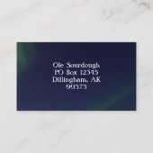 ノーザンライツビジネスカード 名刺 (裏面)