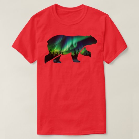 ノーザンライツベアTRAVEL2 Tシャツ (デザイン正面)