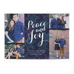 ノーザンライツホリデーフォトカード シーズンカード<br><div class="desc">ネイビースノーフレークの休日デザインバイシェルビーアリソン。</div>