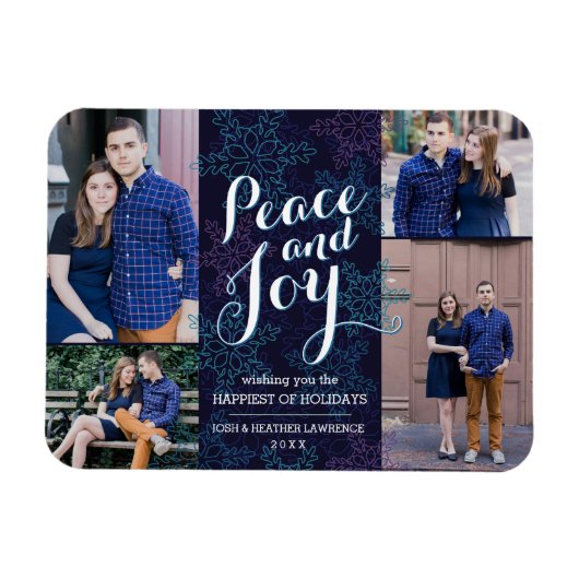 ノーザンライツホリデーフォトマグネット マグネット (横)