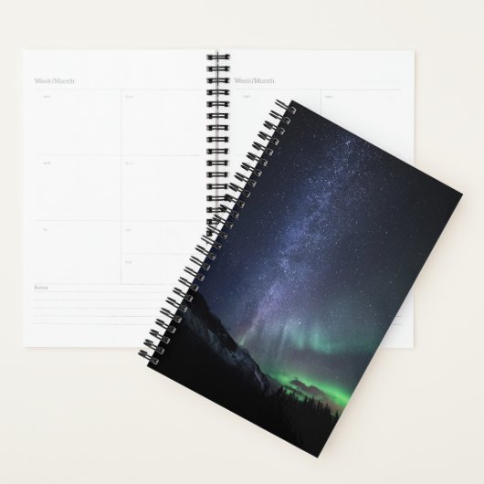 ノーザンライツミルキーウェイ銀河系 プランナー手帳 (ディスプレー)