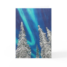 ノーザンライツ空白のグリーティングカード