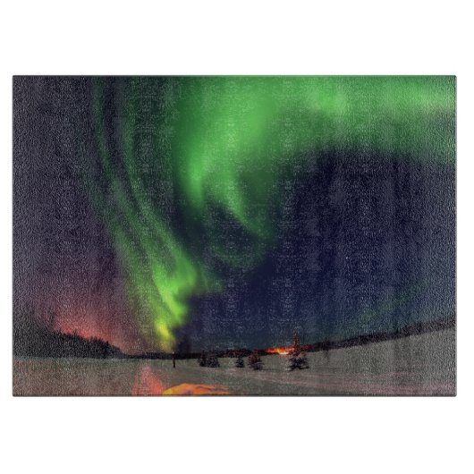 ノーザンライトアットベアーレイク カッティングボード (正面)