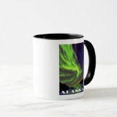 ノーザンライトアンドオーカスヴィンテージ旅行 マグカップ (正面右)