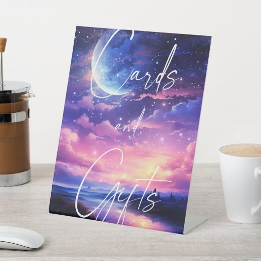 ノーザンライトウェディングカード&ギフトペデスタルサイン 台座サイン (インサイチュ)