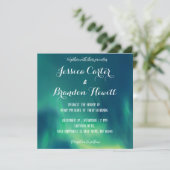 ノーザンライトオーロラボレリス結婚式招待状 招待状 (スタンド正面)