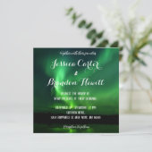 ノーザンライトオーロラボレリス結婚式招待状 招待状 (スタンド正面)