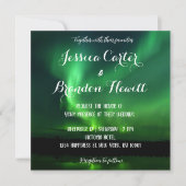 ノーザンライトオーロラボレリス結婚式招待状 招待状 (正面)