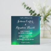 ノーザンライトオーロラボレリス結婚式招待状 招待状 (スタンド正面)