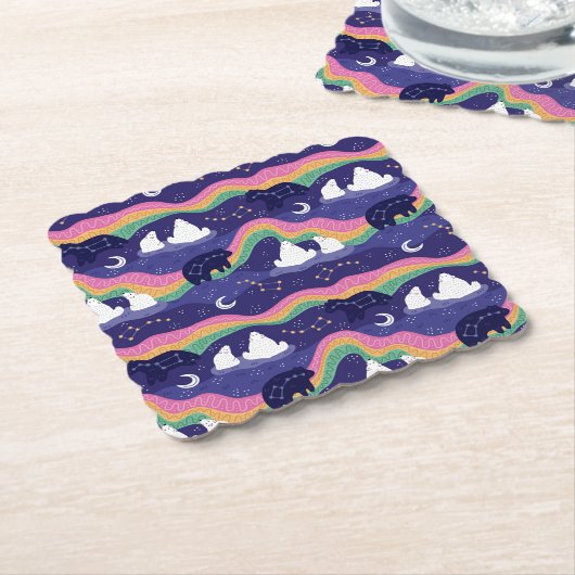 ノーザンライトコースター ペーパーコースター (アングル)