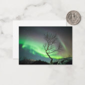 ノーザンライトツリーカード ノートカード (正面/裏面インサイチュ)