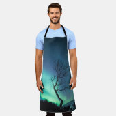 ノーザンライトツリー エプロン (着用した状態)