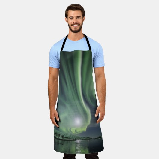 ノーザンライトノルウェー エプロン (着用した状態)