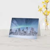 ノーザンライトノルウェー カード (黄色い花)