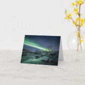 ノーザンライトノルウェー カード (黄色い花)