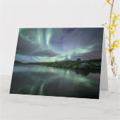 ノーザンライトノルウェー カード (黄色い花)