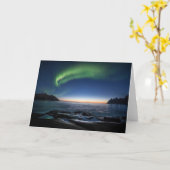 ノーザンライトノルウェー カード (黄色い花)