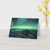 ノーザンライトノルウェー カード (黄色い花)