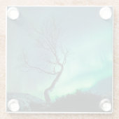 ノーザンライトノルウェー ガラスコースター (裏面)