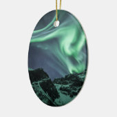 ノーザンライトノルウェー セラミックオーナメント (左)