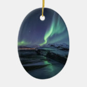 ノーザンライトノルウェー セラミックオーナメント (正面)