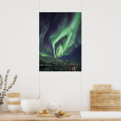ノーザンライトノルウェー ポスター (キッチン)